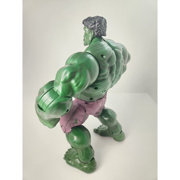 Marvel Disney Store Large 14" Talking Incredible Hulk Action Figure Working - Picture 5 of 13